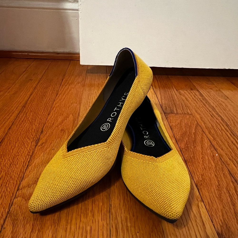 Rothy's Yellow The Point Flats